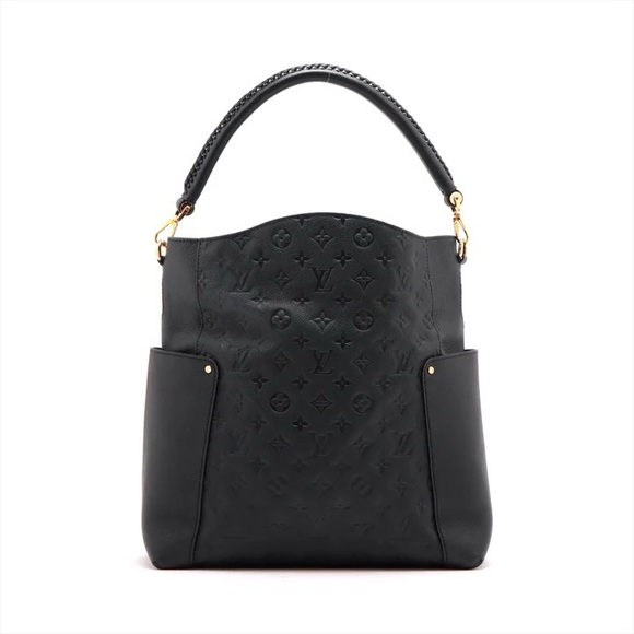 Authentic Louis Vuitton Bagatelle Empreinte NEW black with 2 straps - Picture 12 of 15